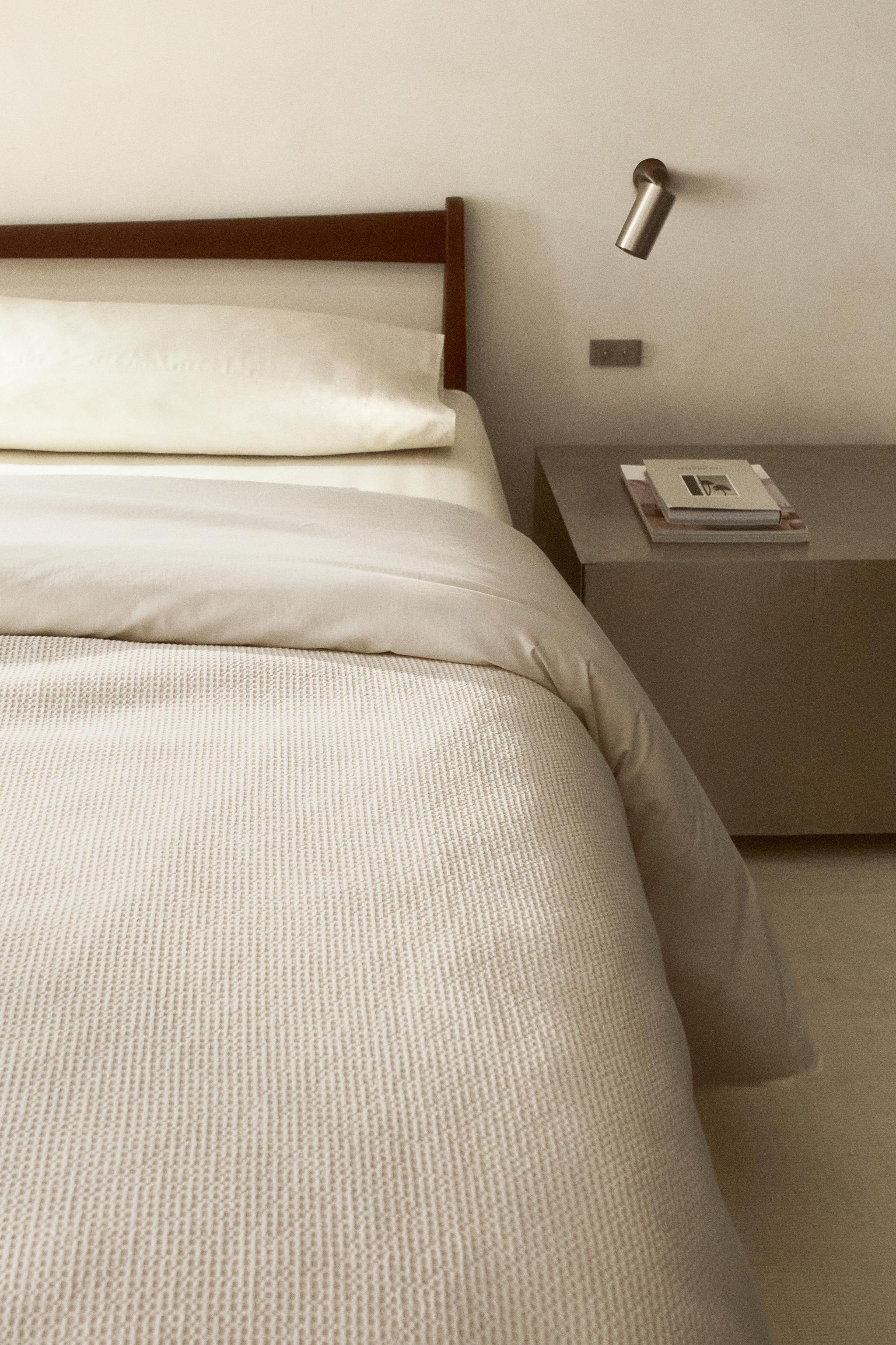 MINI WAFFLE COTTON DUVET COVER